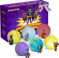 Epic Superhero Bath Bombs for Kids - 6 Superhero Bath Balls