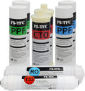 FS-TFC Reverse Osmosis Replacement Filter Kit 8 Pack - 1-Year Supply