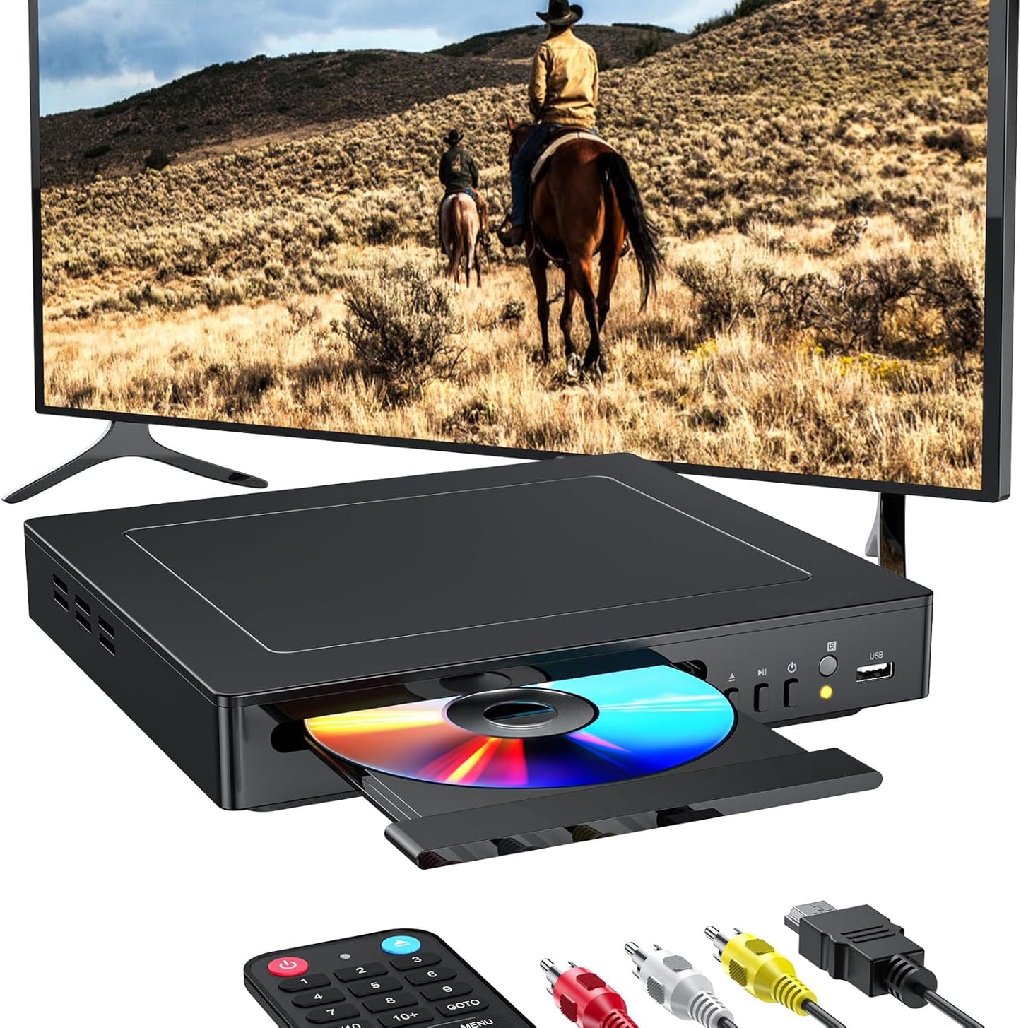 DVD Players for Smart TV with HDMI - Region Free and Easy to Use