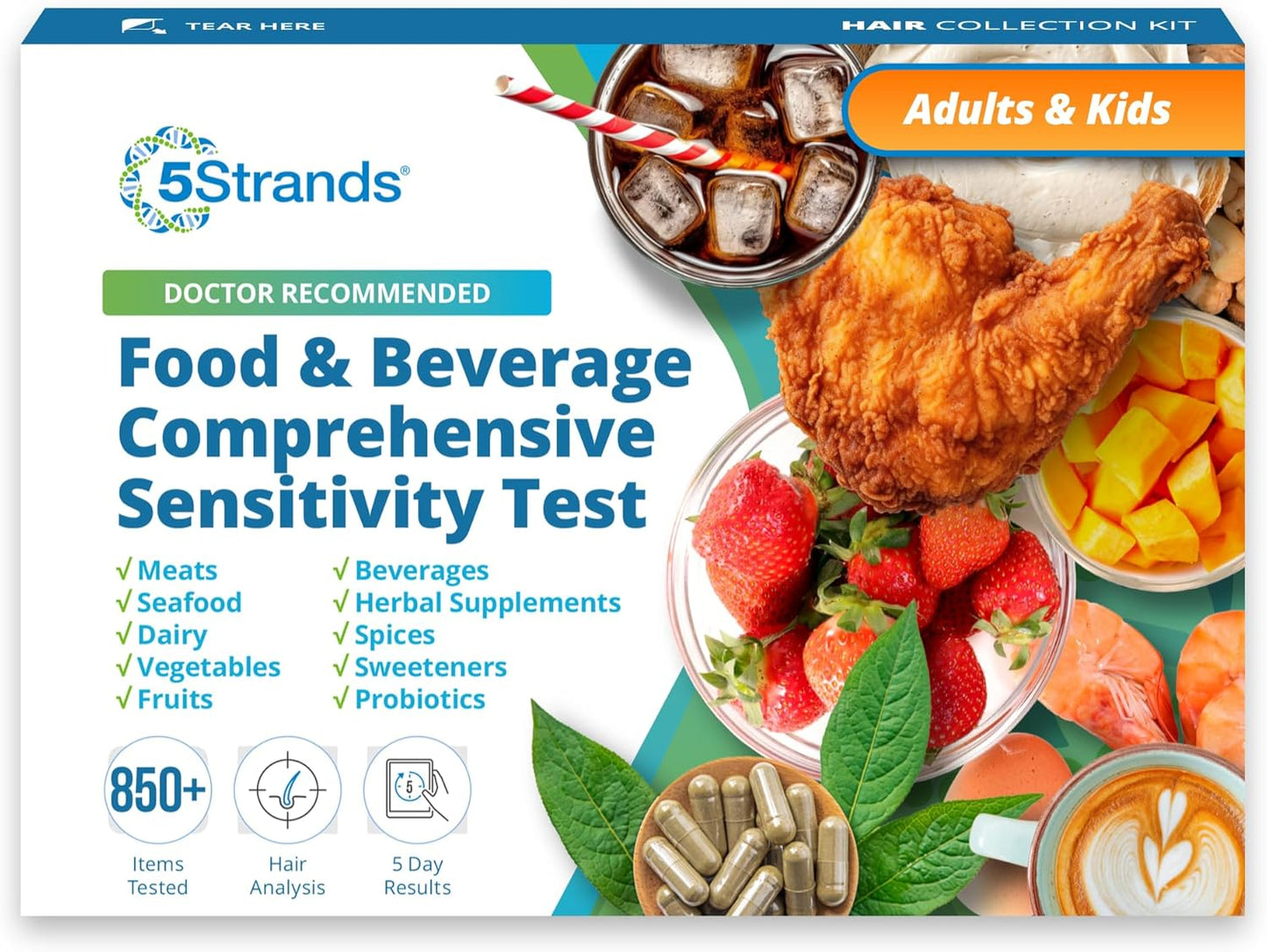 Comprehensive Food Sensitivity Test Kit for Adults & Kids