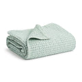 Simka Rose Waffle Baby Blanket - Soft Breathable Cotton Swaddle