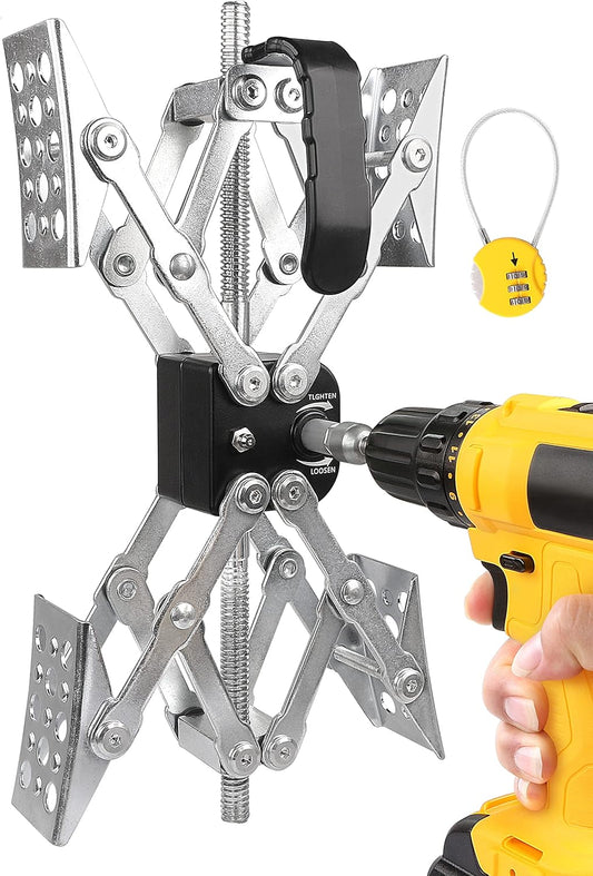 X-Shaped RV Stabilizer Wheel Chock for Secure Travel Trailers