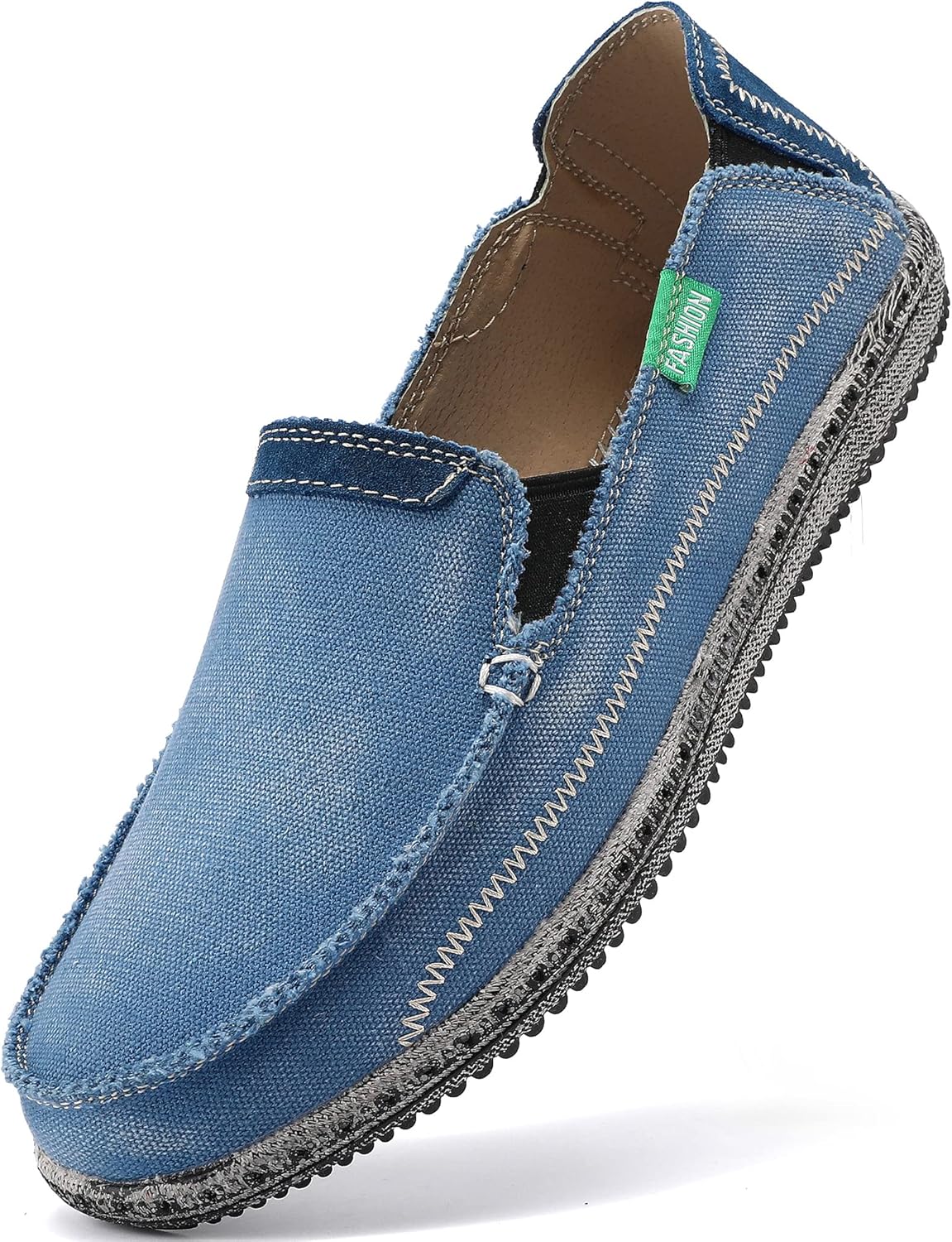VILOCY Mens Slip on Deck Shoes for Casual Beach and Boat Wear