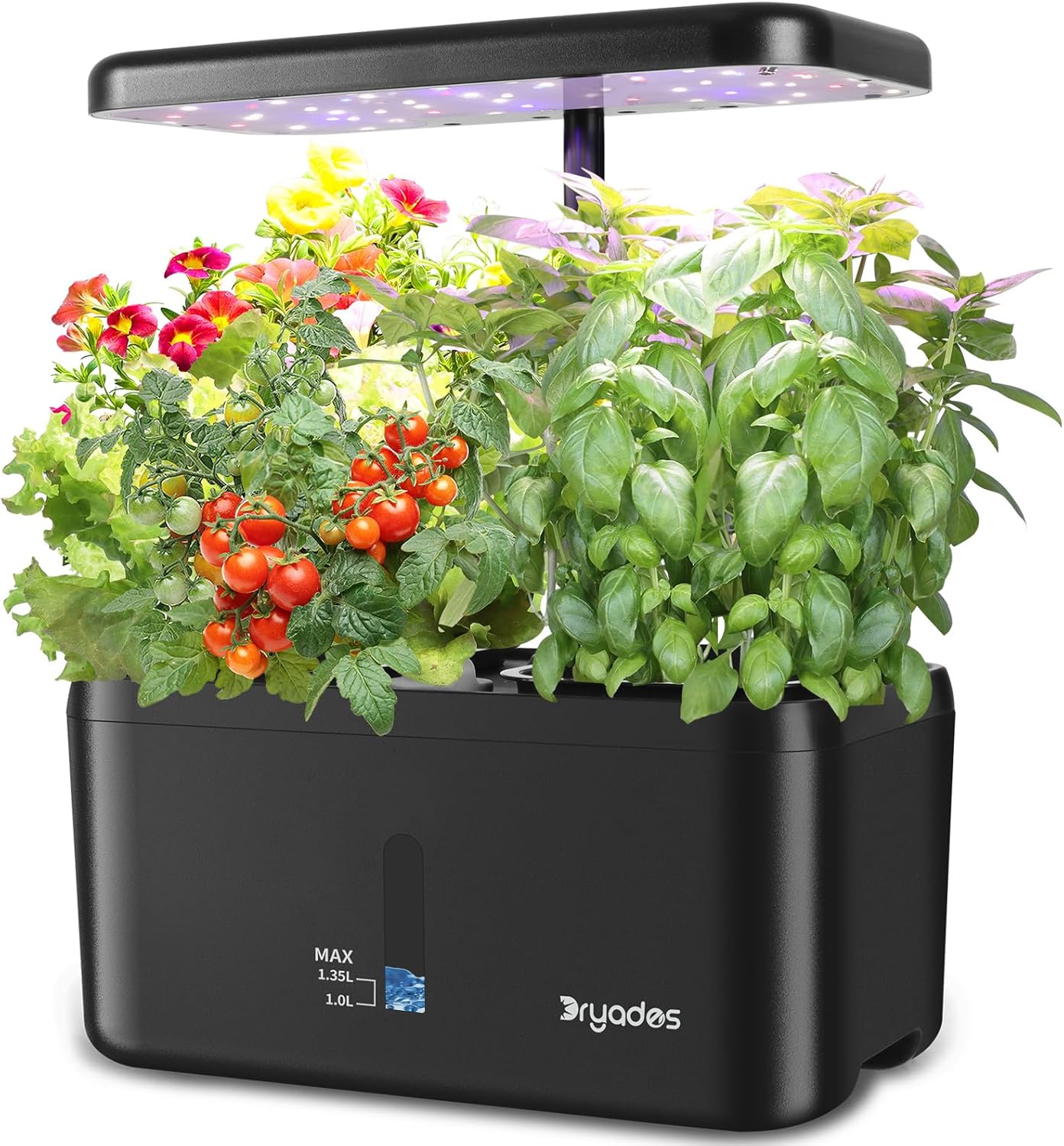 Indoor Garden System with LED Grow Lights for Home Gardening