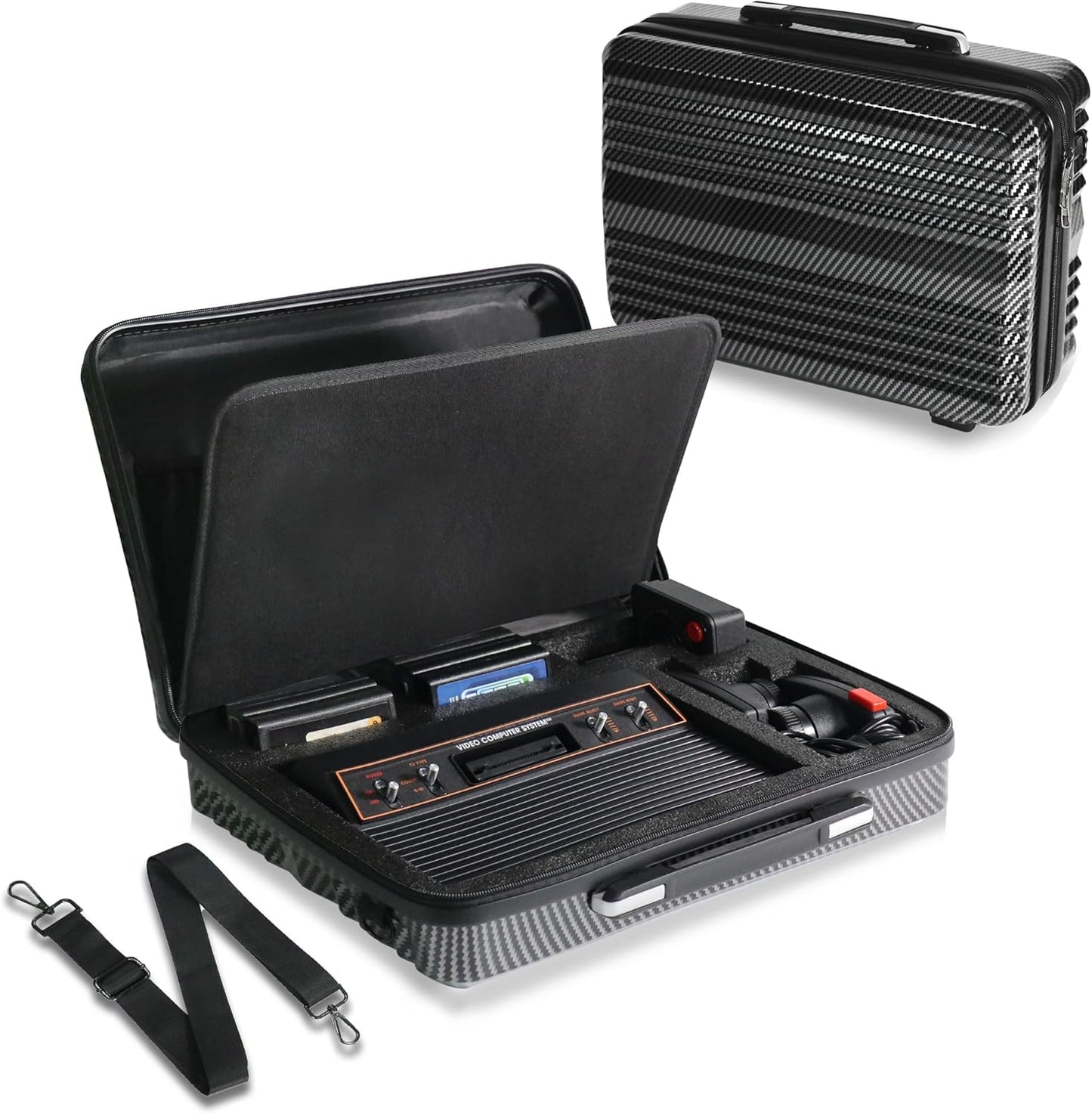 Intecgaming Carrying Case for Atari 2600 Plus - Large Capacity