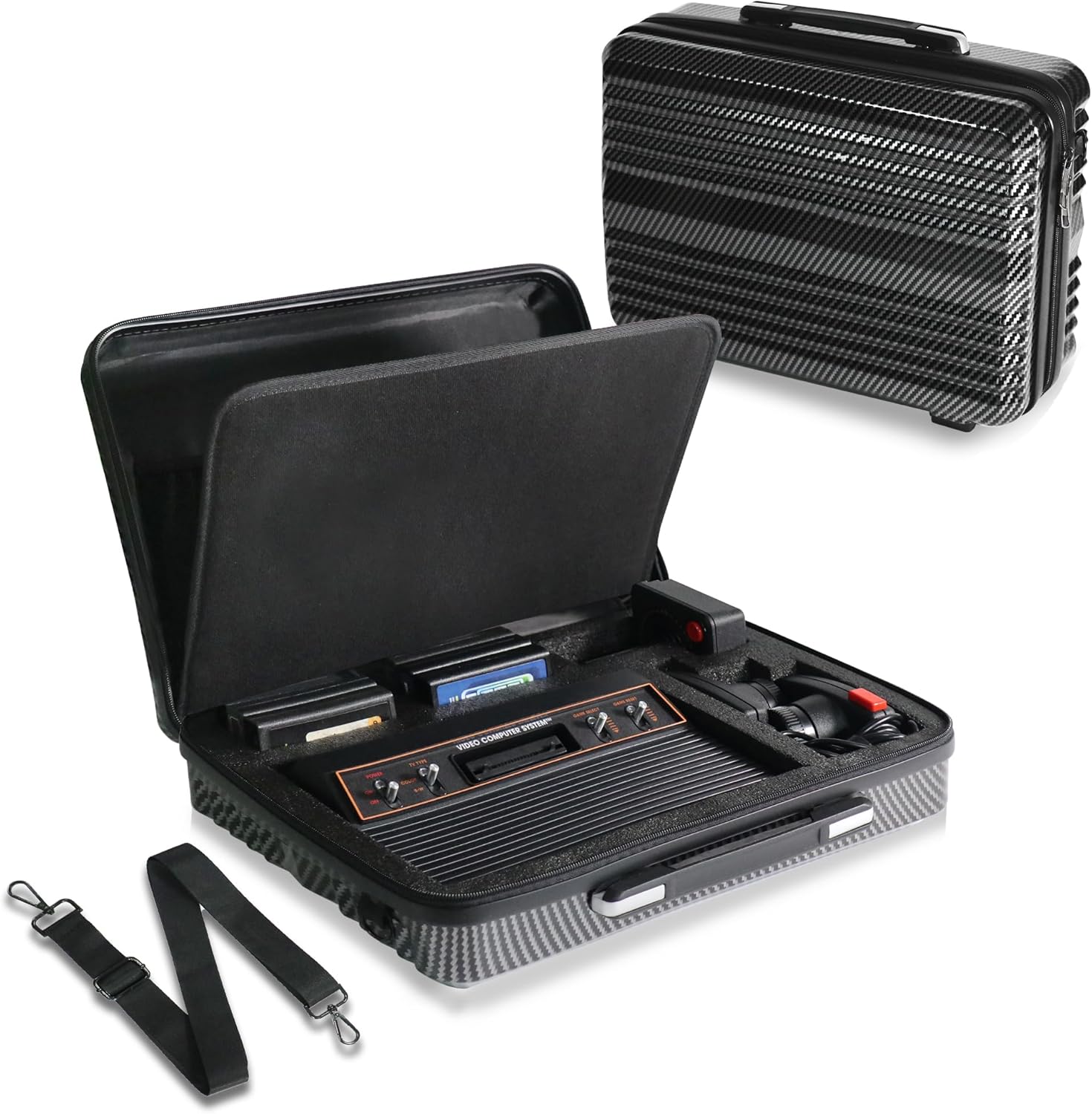 Intecgaming Carrying Case for Atari 2600 Plus - Large Capacity