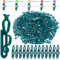 Christmas Light Clips Hooks 200 Pcs - Secure Outdoor Gutter & Shingle