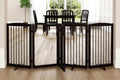 Freestanding Dog Gates with Door Walk Through - 80 in Wide, 32 in Tall