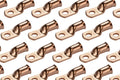 1/0 AWG Battery Cable Lugs 50 Pack - Bare Copper Heavy Duty