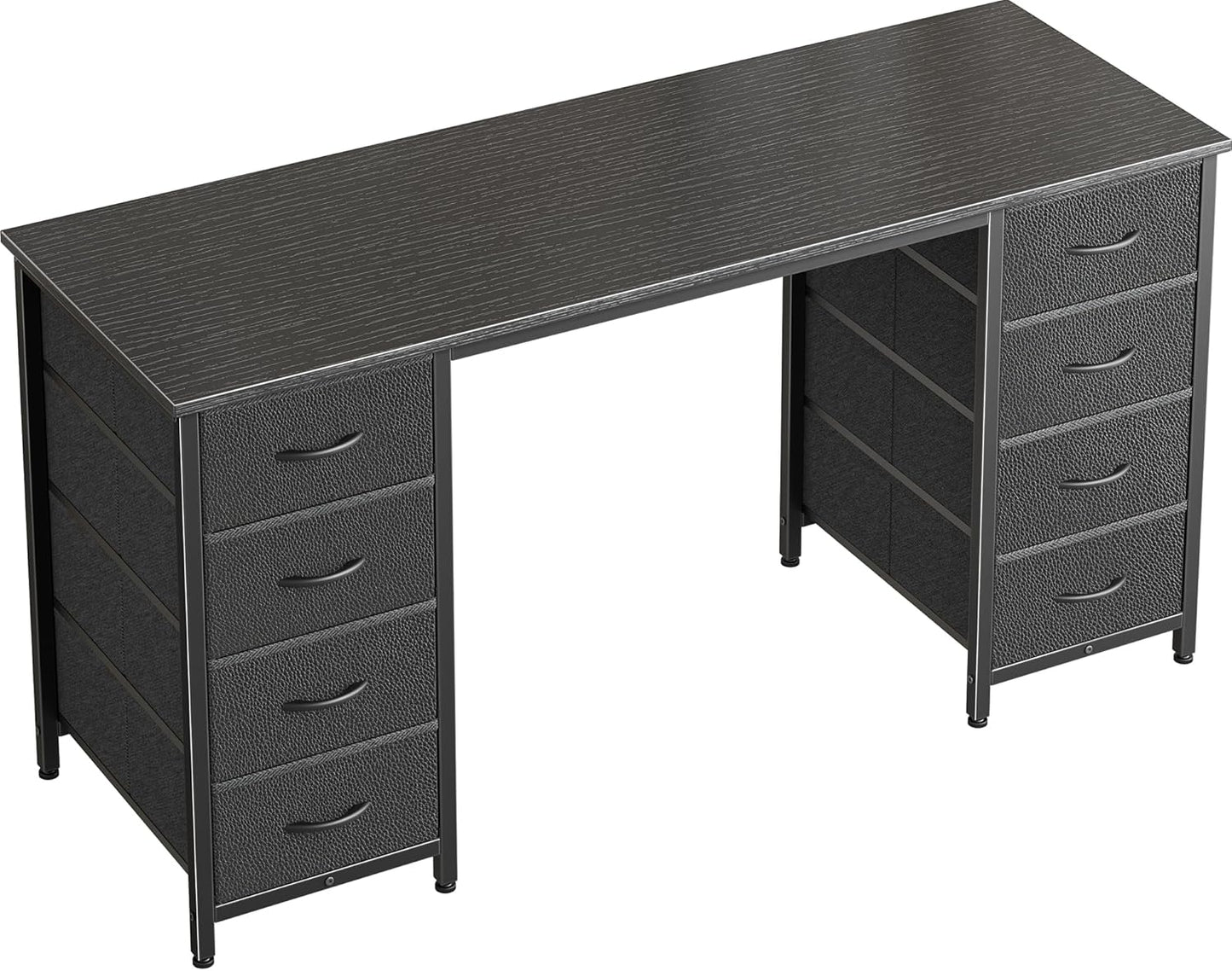 Spacious 47 Desk with 8 Drawers, Ideal for Home Office