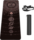 Non Slip Yoga Mat TPE Workout Mat 72in x 24in - Thick 6mm Cushion