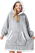 Giggling Getup Cozy Hooded Blanket - Warm Sherpa Fleece
