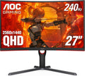 AOC CQ27G3Z 27in Curved Gaming Monitor - Immersive 240Hz Performance