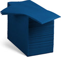 Linen-Feel Colored Paper Napkins - Cloth-Like Dark Blue Pack of 100