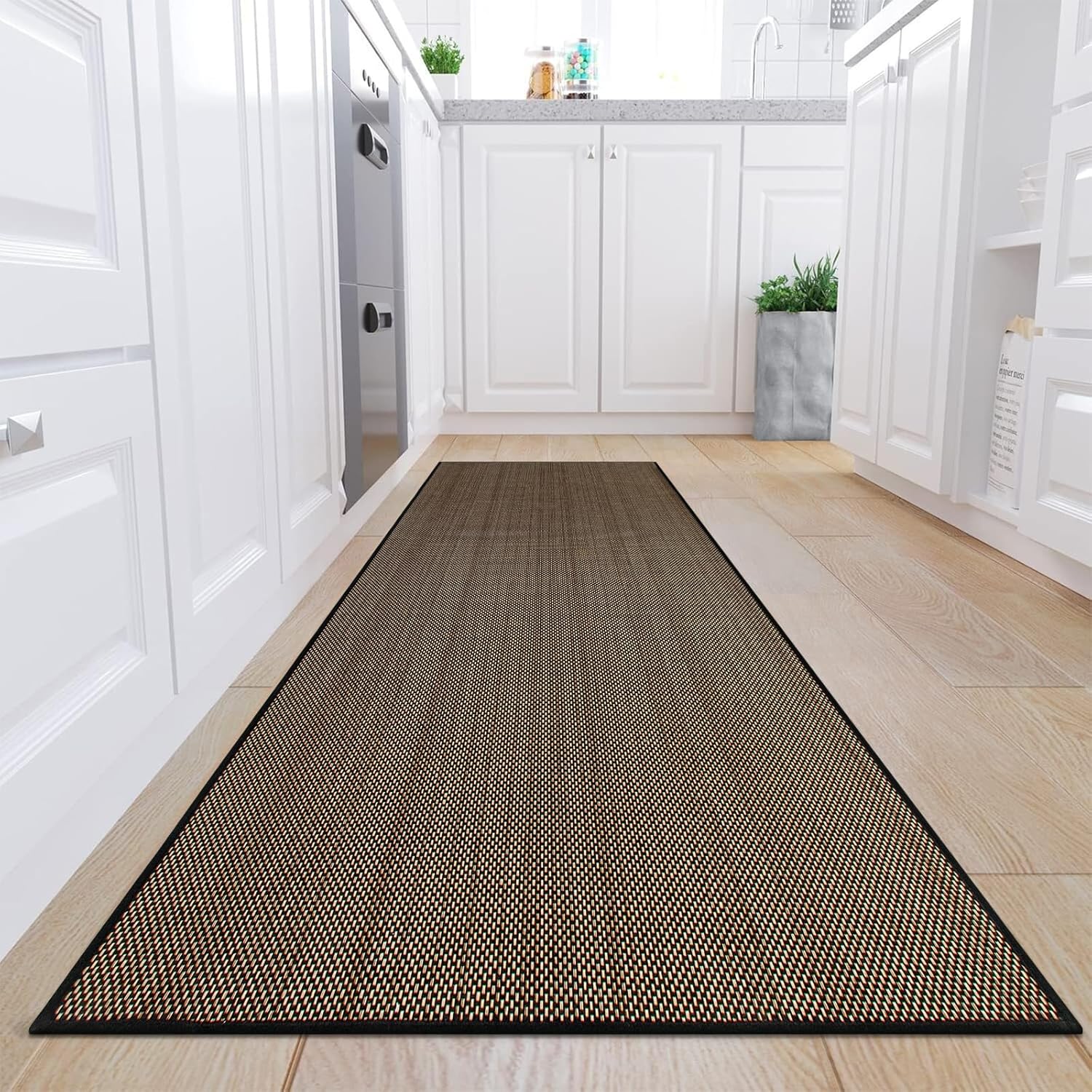 KIMODE 30x70 Farmhouse Kitchen Mats for Non-Slip Safety
