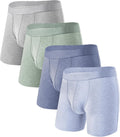 Mens Underwear Boxer Briefs Breathable Soft Moisture-Wicking DAVID