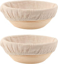 Bread Proofing Baskets Set of 2 8.5 in Round Dough Bowls - Home