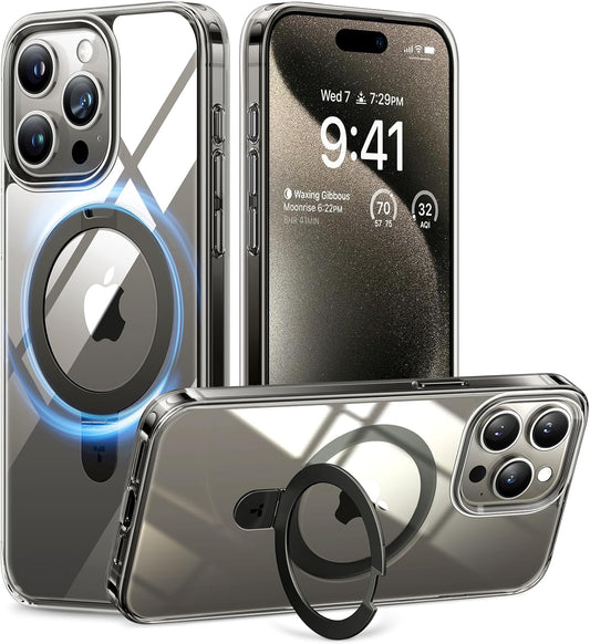 TORRAS Magnetic Ostand for iPhone 15 Pro Max - Ultimate Protection