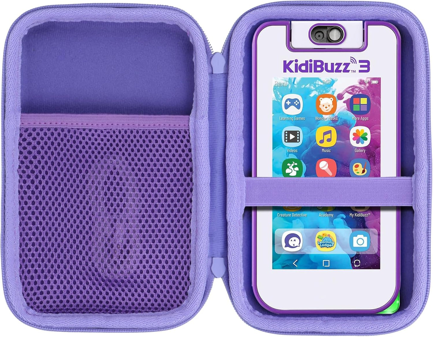 Protective Purple Case for KidiBuzz - Lebakort