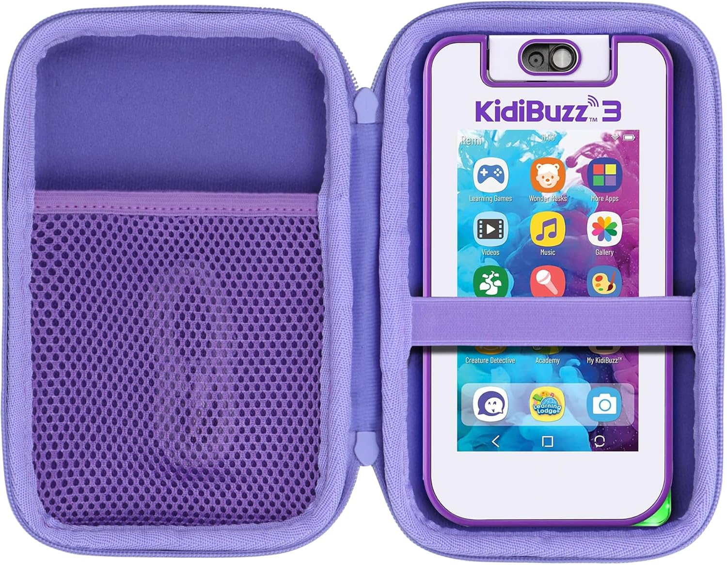 Protective Purple Case for KidiBuzz - Lebakort