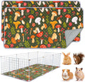 2 Pack Guinea Pig Bedding Cage Liner - Washable Waterproof Pads