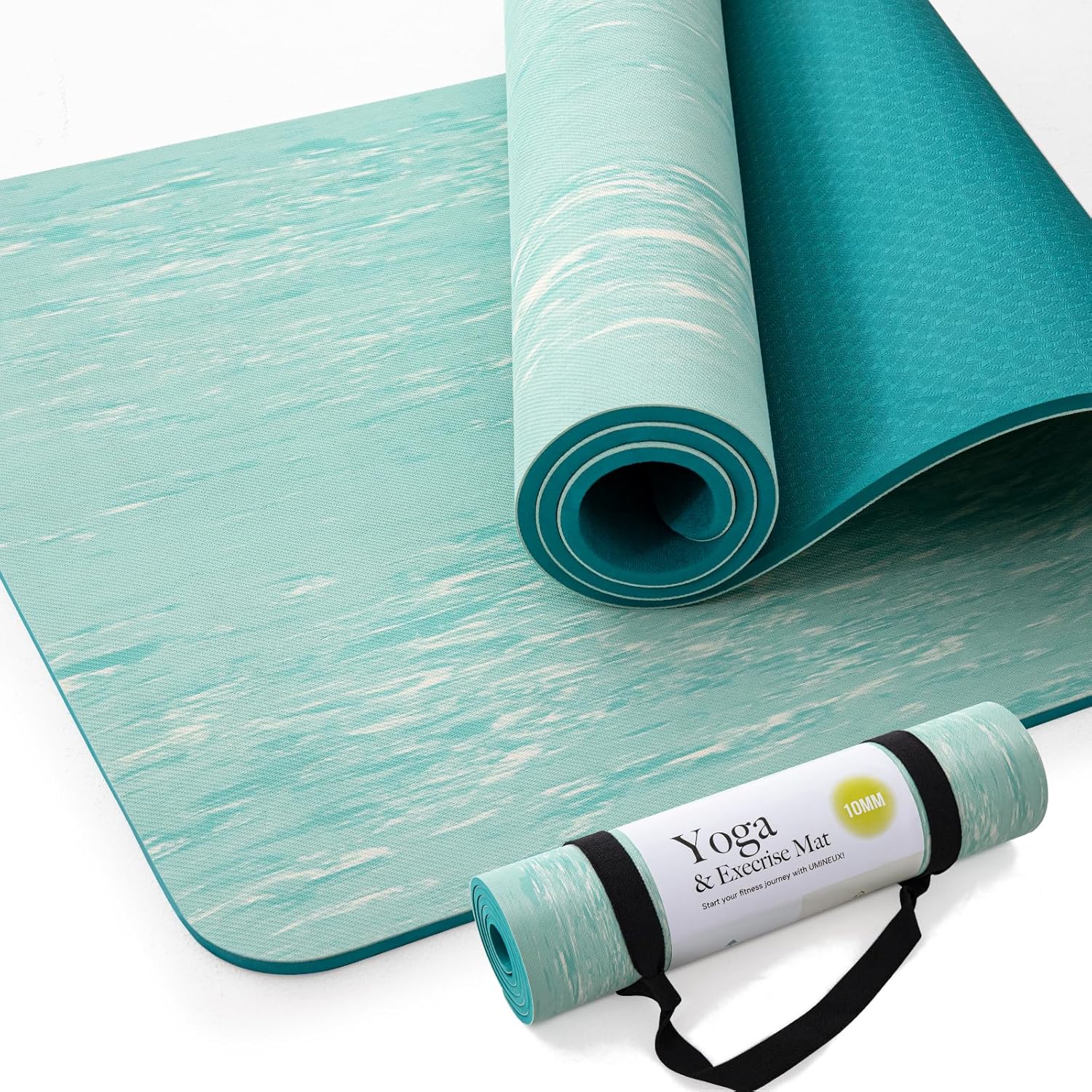 UMINEUX Extra Thick Yoga Mat for Eco-Friendly Home Workouts