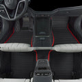 Car Floor Mat 2+1 Red - Custom Fit All-Weather Protection