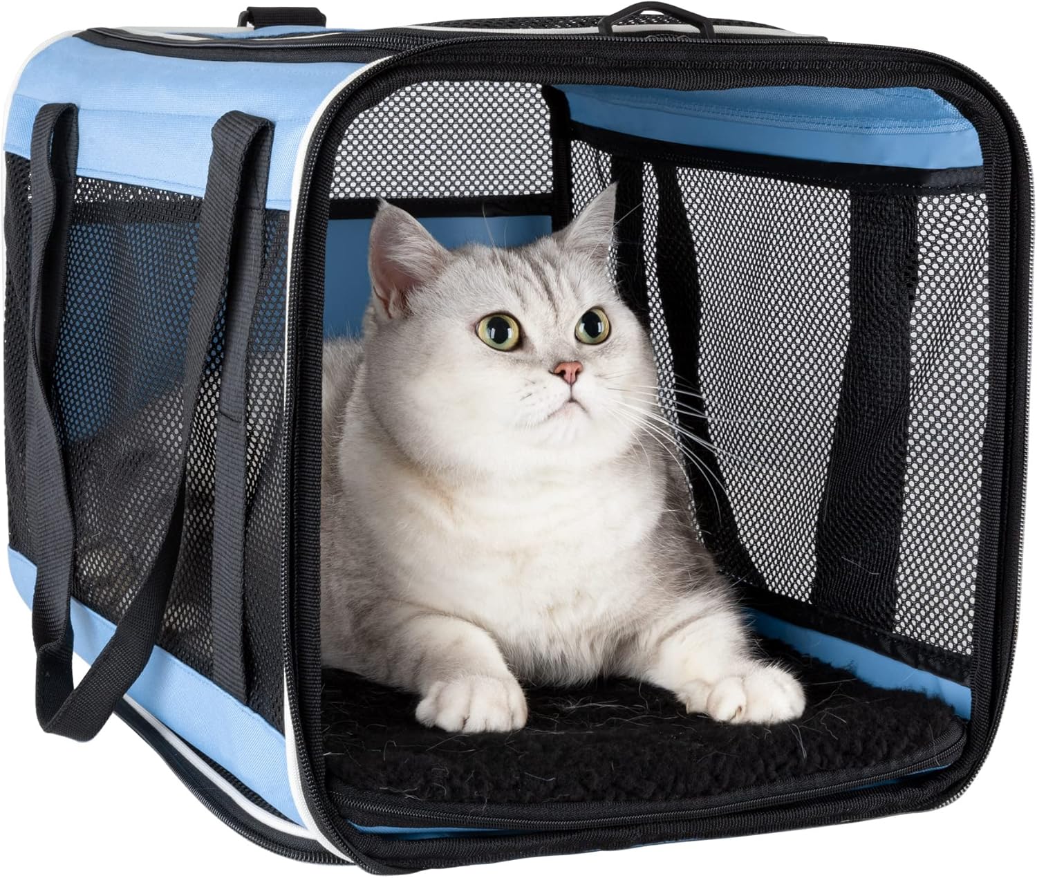 petisfam Soft Pet Carrier for Large Cats and Small Dogs