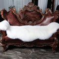 Genuine Sheepskin Rug with Little Patches for Cozy Comfort