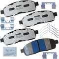 Bendix Fleet Metlok MKD1083FM Front Brake Pads - Heavy-Duty Stopping