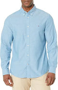 Tommy Hilfiger Men's Long Sleeve Oxford Button Down - Custom Fit