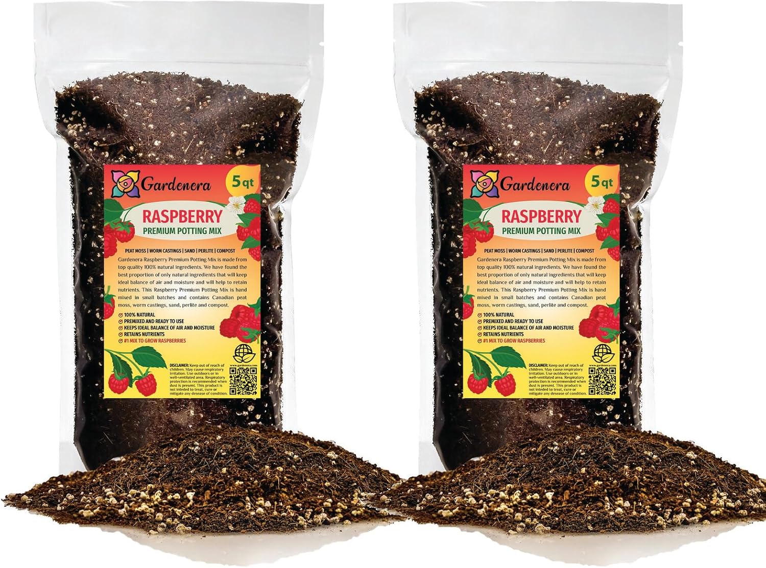 Premium Raspberry Potting Soil Mix for Thriving Juicy Berries
