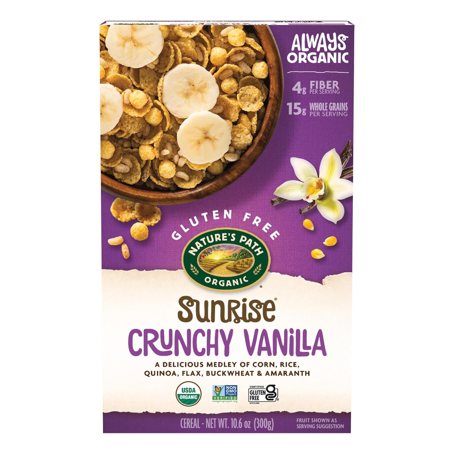 Nature's Path Organic Sunrise Crunchy Vanilla Cereal Review