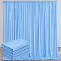 10ftx20ft Baby Blue Wrinkle-Free Backdrop Curtain for Party - Soft Sky