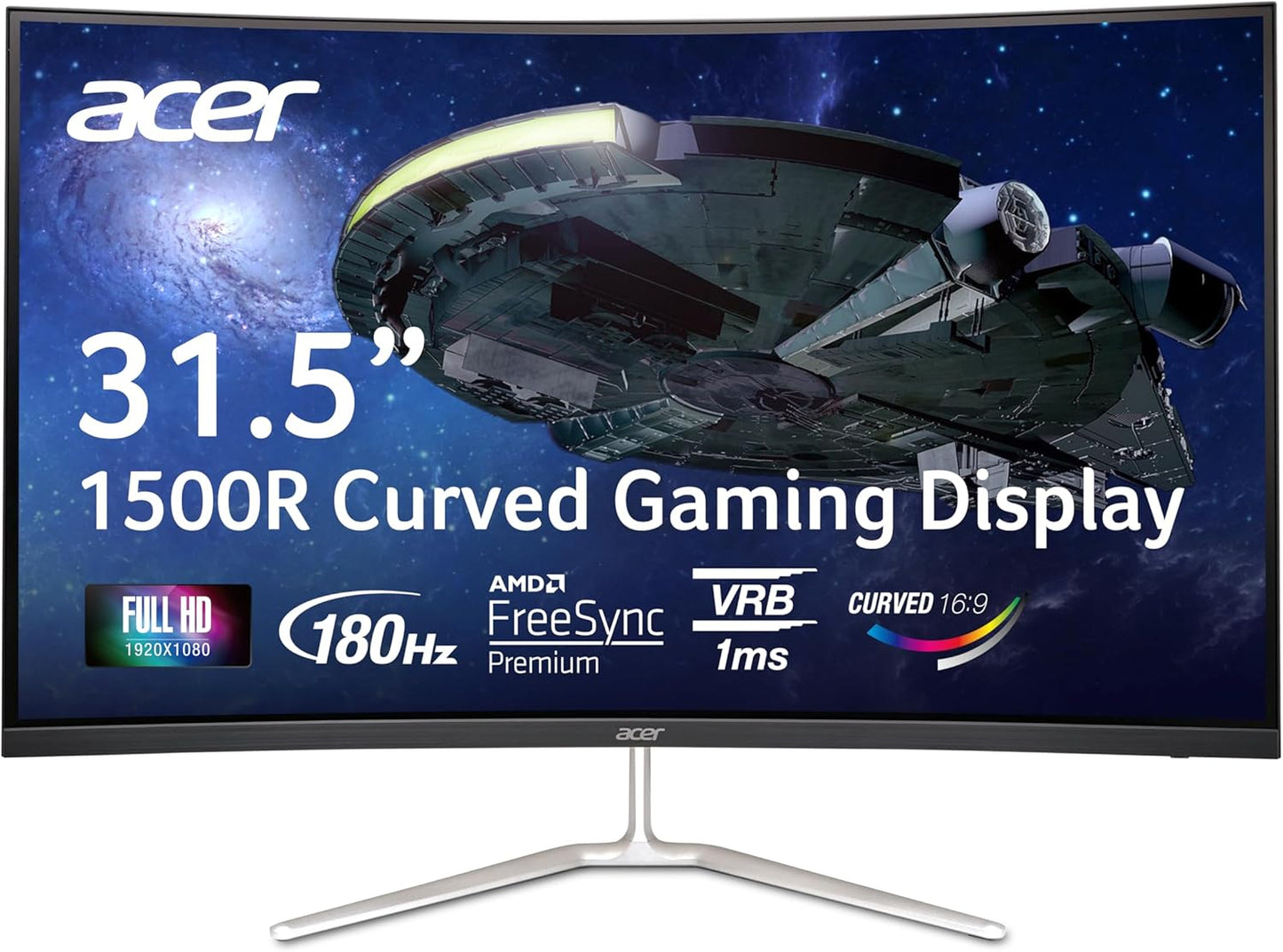 Immersive Gaming: Acer 31.5 Curved Monitor
