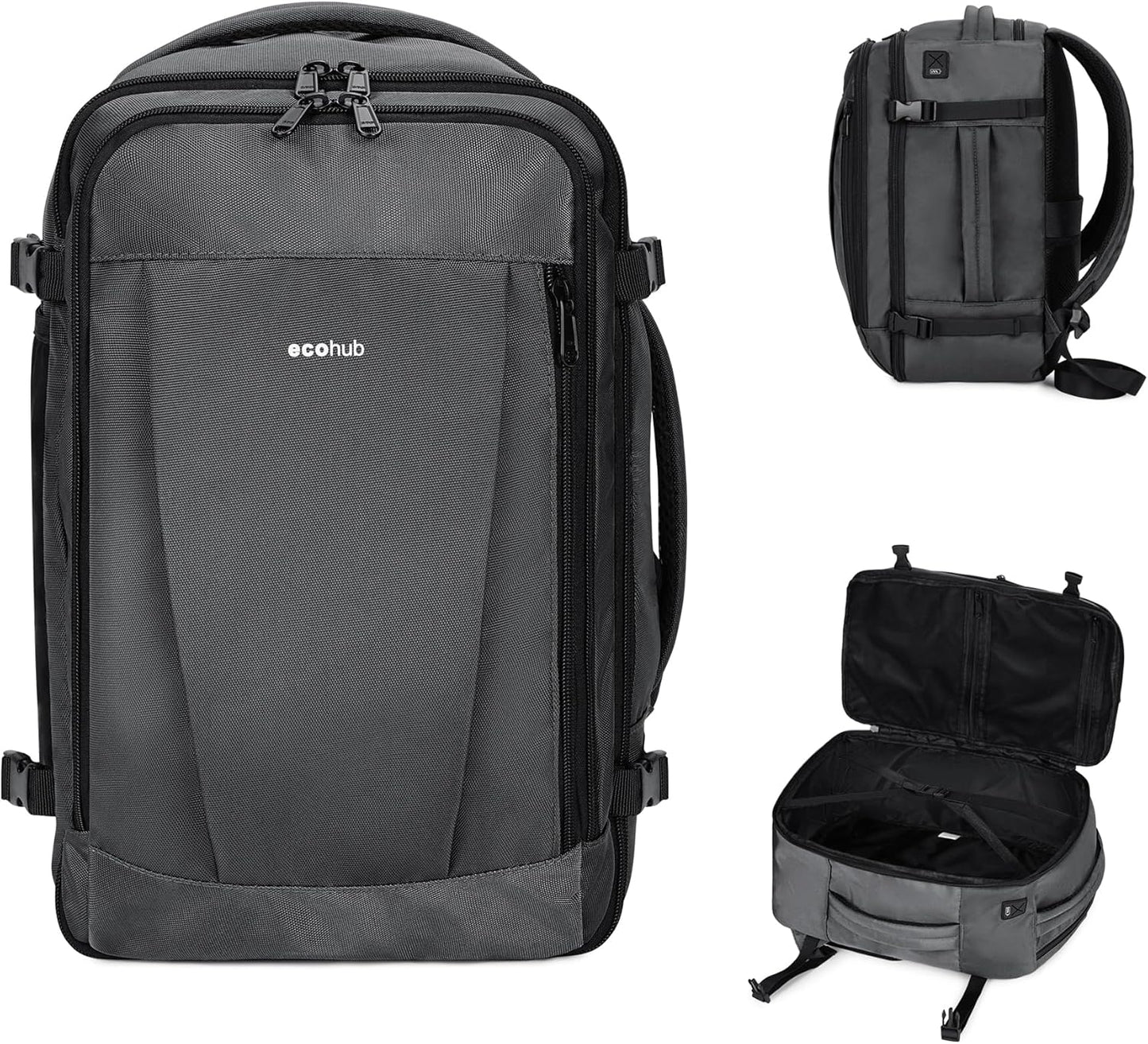 ECOHUB Travel Backpack for Spirit Airlines Personal Item Use
