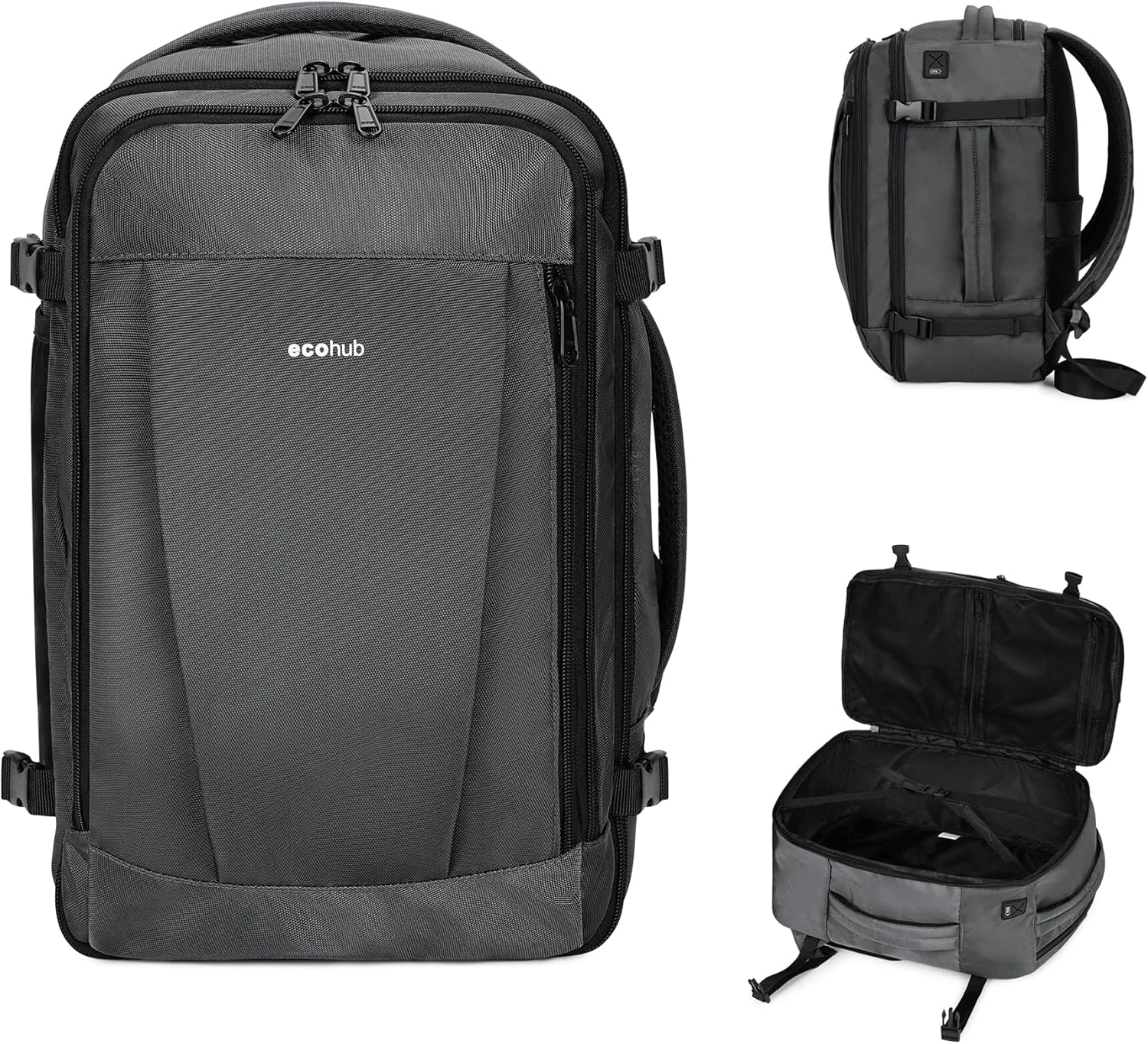 ECOHUB Travel Backpack for Spirit Airlines Personal Item Use