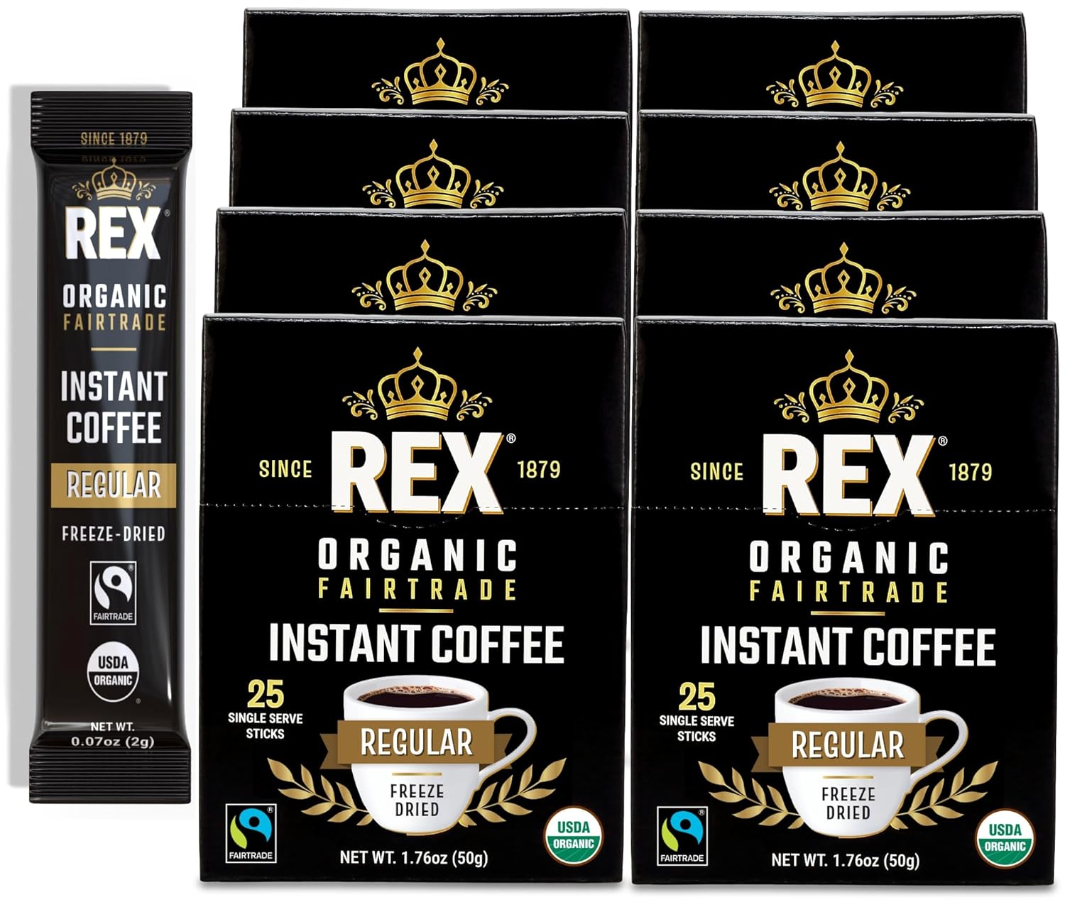 Rex Coffee Freeze-Dried Instant Sticks for Smooth Coffee Bliss