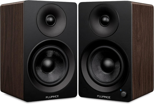 Immerse in Premium Sound with Fluance 2-Way Bookshelf Speakers