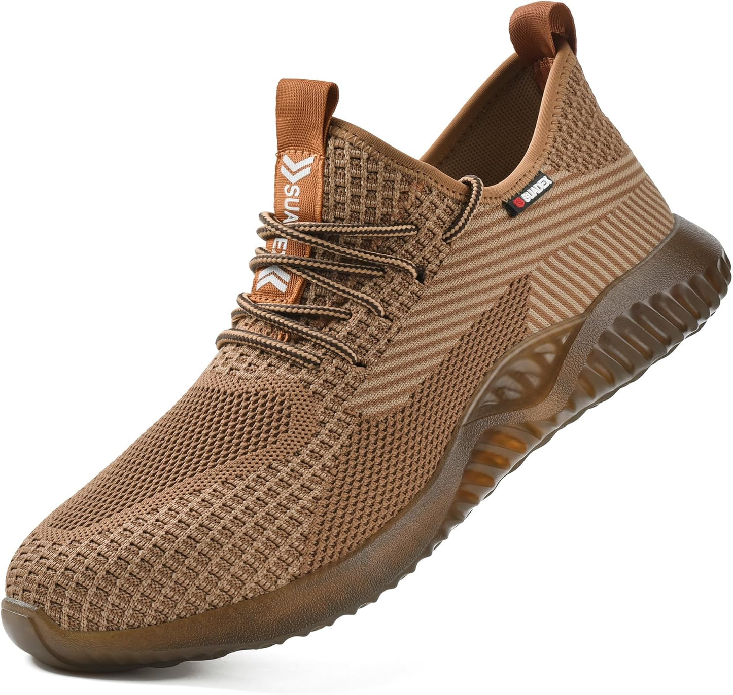 SUADEX Steel Toe Shoes for Men Women - Lightweight Safety Sneakers