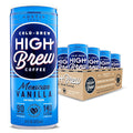 High Brew Cold Brew Coffee Mexican Vanilla, 8 FL Oz Pack of 12