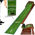 Indoor Golf Mat with Auto Ball Return - Pro Putting Practice