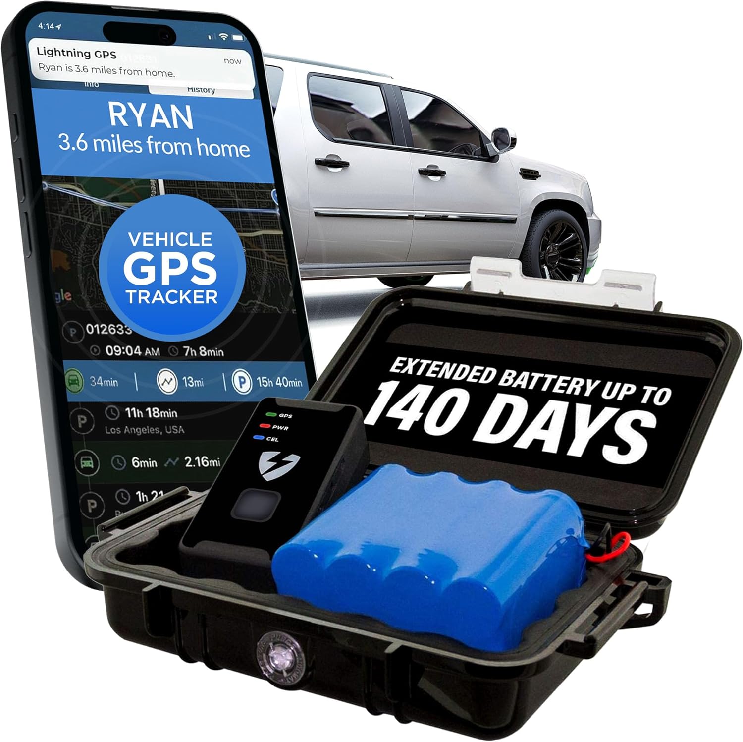 Lightning GPS GL300 Tracker Device for Real-Time Vehicle Monitoring
