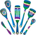 Baltique Mumbai Collection 7 Piece Cooking Utensil Set - Colorful