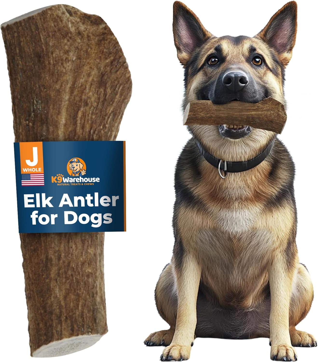 Natural Elk Antlers for Dogs - Premium Chews for Aggressive Chewers
