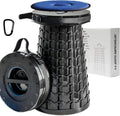 Collapsible Telescoping Stool 19.7 in XXL - Heavy Duty Portable Stool