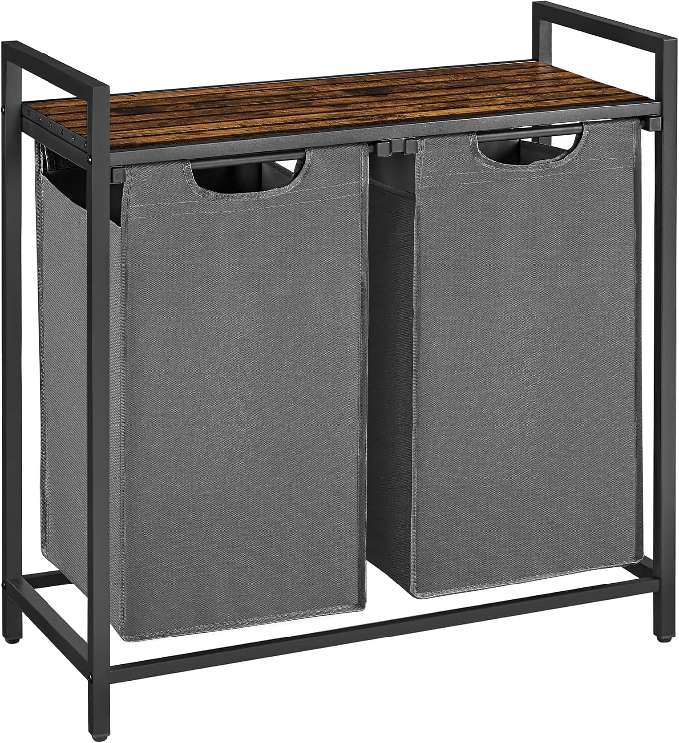 VASAGLE Laundry Hamper with Removable Bags and Shelf for Sorting