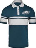 FOCO Men's NFL Team Logo Polo Short Sleeve Shirt - Team-Ready Comfort