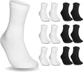 Special Essentials 12 Pairs Cotton Diabetic Ankle Socks - Non-Binding