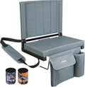 APEXUP Stadium Seats with Back Support - Comfortable Wide Bleacher